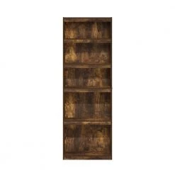 24.5 in. Wide Jaya Amber Pine Enhanced Home 5-Shelf Standard Bookcase by Furinno 8 24.5 in. Wide Jaya Amber Pine Enhanced Home 5-Shelf Standard Bookcase by Furinno -Furinno Sales amber pine furinno bookcases bookshelves 22062ap 4f 1000