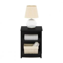 Camnus 15.2 in. Americano/Black Rectangle Wood End Table with Metal Frame by Furinno 12 Camnus 15.2 in. Americano/Black Rectangle Wood End Table with Metal Frame by Furinno -Furinno Sales americano black furinno end side tables 20293ambk 1f 1000
