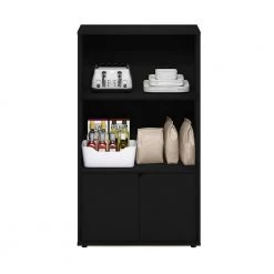 48 in.JAYA Americano Kitchen Storage Shelf with Cabinet by Furinno -Furinno Sales americano furinno accent cabinets 21031am 1f 1000