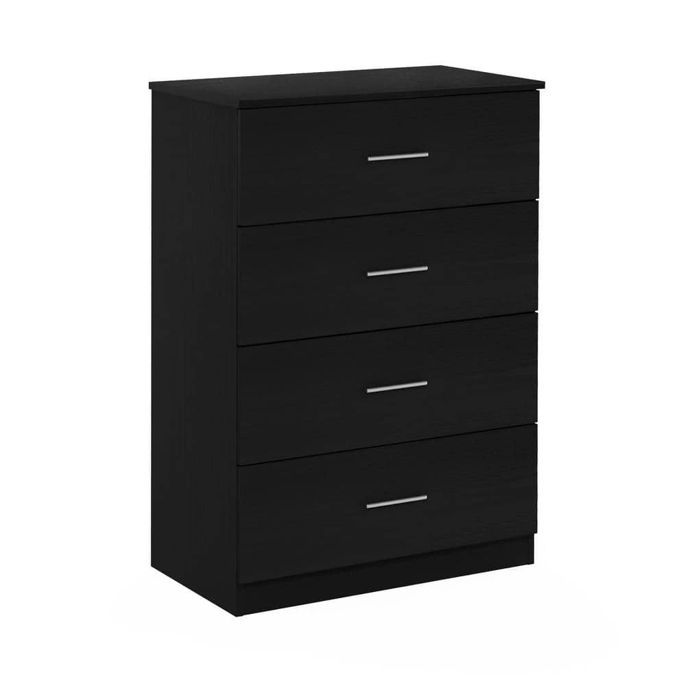 Tidur Simple Design Americano 4 Drawer Dresser (40.16 in. H x 27.72 in. W x 15.75 in. D) by Furinno 1 Tidur Simple Design Americano 4 Drawer Dresser (40.16 in. H x 27.72 in. W x 15.75 in. D) by Furinno