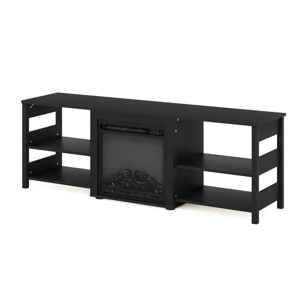 Modern 63 in. Americano TV Stand Fits TV's up to 70 in. with Electric Fireplace by Furinno 5 Modern 63 in. Americano TV Stand Fits TV's up to 70 in. with Electric Fireplace by Furinno - Image 5