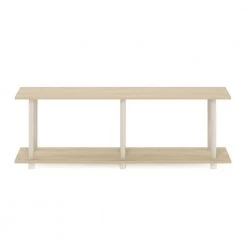 Turn-N-Tube 47.2 in. Bauhaus Oak/Beige Rectangle Wood No Tools Modern End Table by Furinno 9 Turn-N-Tube 47.2 in. Bauhaus Oak/Beige Rectangle Wood No Tools Modern End Table by Furinno -Furinno Sales bauhaus oak beige furinno end side tables 22086bhobe 4f 1000