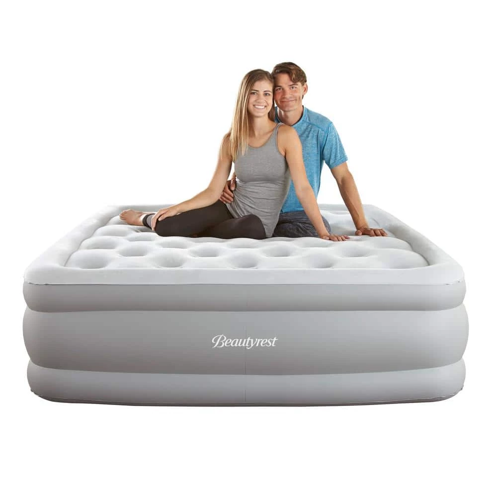 Sky Rise 18in. Queen Air Mattress with Pump Included by Beautyrest 4 Sky Rise 18in. Queen Air Mattress with Pump Included by Beautyrest - Image 4