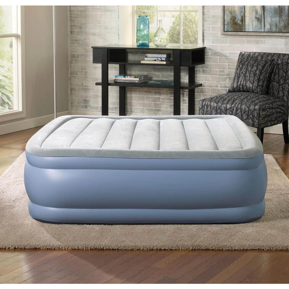 Hi Loft 17 in. Queen Air Mattress with Pump Included by Beautyrest 1 Hi Loft 17 in. Queen Air Mattress with Pump Included by Beautyrest