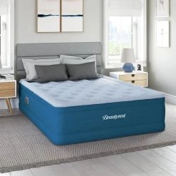 Comfort Plus 18 in. Queen Air Mattress with Sure-Lock Built-in Pump by Beautyrest