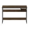 Moretti 45 in. Rectangular Columbia Walnut Wood and Metal Modern Lifestyle Computer Desk by Furinno