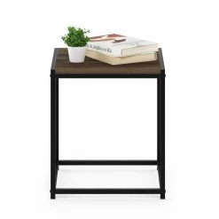 Camnus Modern Living Columbia Walnut End Table by Furinno -Furinno Sales columbia walnut furinno end side tables fm19121cwn c3 1000