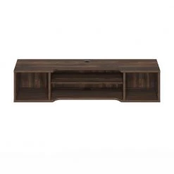Indo 47.2 in. Columbia Walnut Floating Hutch TV Stand Fits TVs Up to 50 in. with Wall Mount Feature by Furinno 9 Indo 47.2 in. Columbia Walnut Floating Hutch TV Stand Fits TVs Up to 50 in. with Wall Mount Feature by Furinno -Furinno Sales columbia walnut furinno tv stands fr21028bcwn 4f 1000