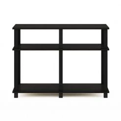 Romain Turn-N-Tube 31.5 in.Espresso/Black TV Stand Fits TV's up to 40 in. by Furinno -Furinno Sales espresso black furinno tv stands 20313exbk c3 1000
