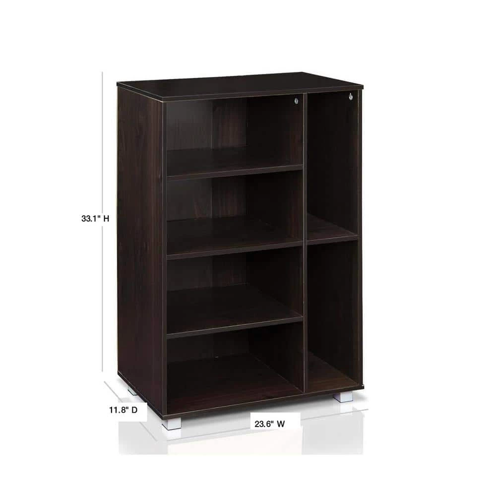 Espresso and Brown Storage Chest by Furinno 3 Espresso and Brown Storage Chest by Furinno - Image 3