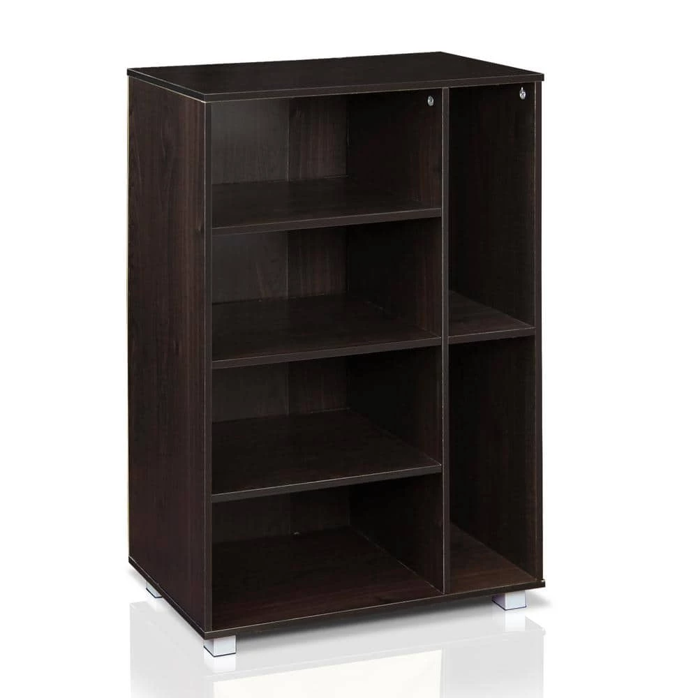 Espresso and Brown Storage Chest by Furinno 5 Espresso and Brown Storage Chest by Furinno - Image 5