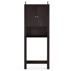 Indo Espresso Double Door Accent Cabinet by Furinno -Furinno Sales espresso furinno accent cabinets fr18514ex 4f 1000