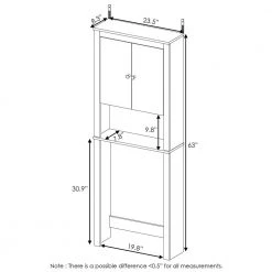 Indo Espresso Double Door Accent Cabinet by Furinno -Furinno Sales espresso furinno accent cabinets fr18514ex c3 1000