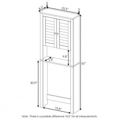 Indo Espresso Louver Door Accent Cabinet by Furinno -Furinno Sales espresso furinno accent cabinets fr18515ex c3 1000