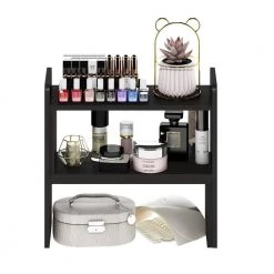 Montale 23.7 in. Wide Espresso 2 Shelf Desktop Organizer Bookshelf by Furinno -Furinno Sales espresso furinno bookcases bookshelves 20341ex 44 1000