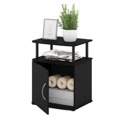 JAYA Utility Design Blackwood End Table by Furinno -Furinno Sales espresso furinno end side tables 15114bkw 77 1000