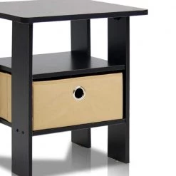 Home Living Espresso Storage End Table (Set of 2) by Furinno -Furinno Sales espresso furinno end side tables 2 11157ex 1d 1000