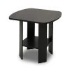 Simple Design Espresso End Table (2-Set) by Furinno