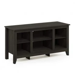 Jensen 48 in. Espresso Particle Board TV Stand Fits TVs Up to 55 in. with Cable Management by Furinno