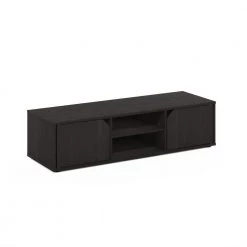 Montale 47.2 in. Espresso TV Stand with 2 Doors Fits TV's up to 55 in. with Adjustable Shelves by Furinno