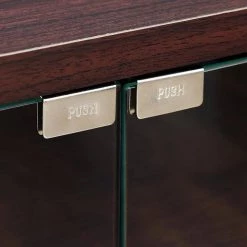 Indo 24 in. Espresso Wood Corner TV Stand Fits TVs Up to 34 in. with Open Storage by Furinno -Furinno Sales espresso furinno tv stands fl 600ex 1d 1000