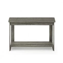 Beginning 35 in. French Oak Gray Particle Board TV Stand Fits TVs Up to 37 in. with Open Storage by Furinno