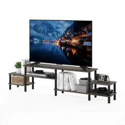 Furinno Sales -Furinno Sales french oak grey furinno tv stands 20161gywbk e1 1000