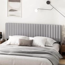 Roanne Upholstered King Glacier Tufted Headboard by Furinno 9 Roanne Upholstered King Glacier Tufted Headboard by Furinno -Furinno Sales glacier furinno headboards fb21076kgl 31 1000