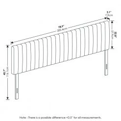 Roanne Upholstered King Glacier Tufted Headboard by Furinno 7 Roanne Upholstered King Glacier Tufted Headboard by Furinno -Furinno Sales glacier furinno headboards fb21076kgl 4f 1000