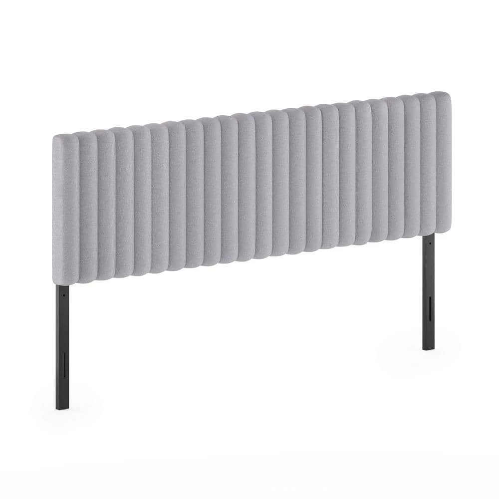 Roanne Upholstered King Glacier Tufted Headboard by Furinno 1 Roanne Upholstered King Glacier Tufted Headboard by Furinno