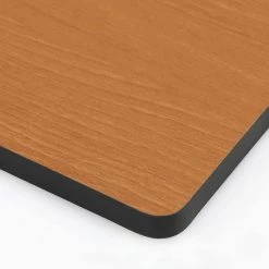 29.5 in. Light Cherry/Black Plastic 3-shelf Etagere Bookcase with Open Back by Furinno -Furinno Sales light cherry black furinno bookcases bookshelves 99130lc bk fa 1000