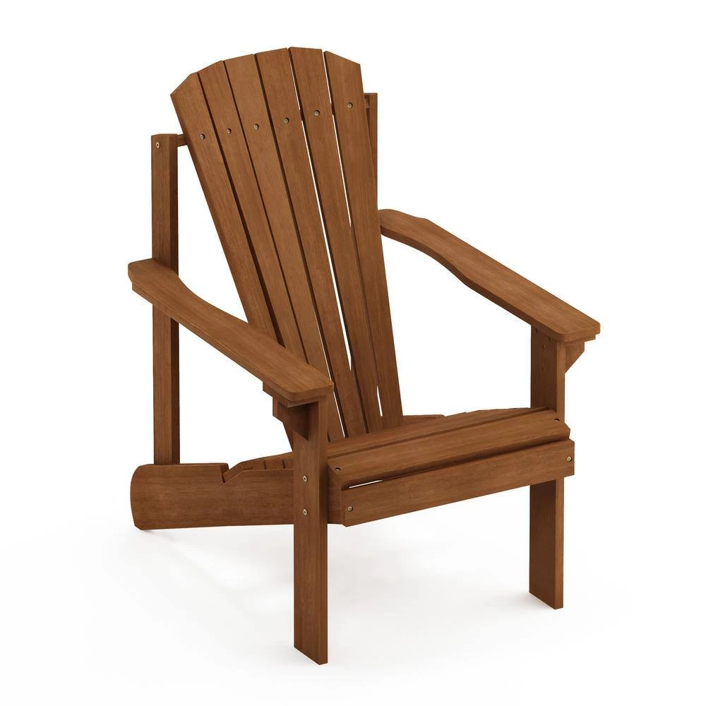 Tioman Small Hardwood Adirondack Patio Chair in Teak Oil by Furinno 4 Tioman Small Hardwood Adirondack Patio Chair in Teak Oil by Furinno - Image 4