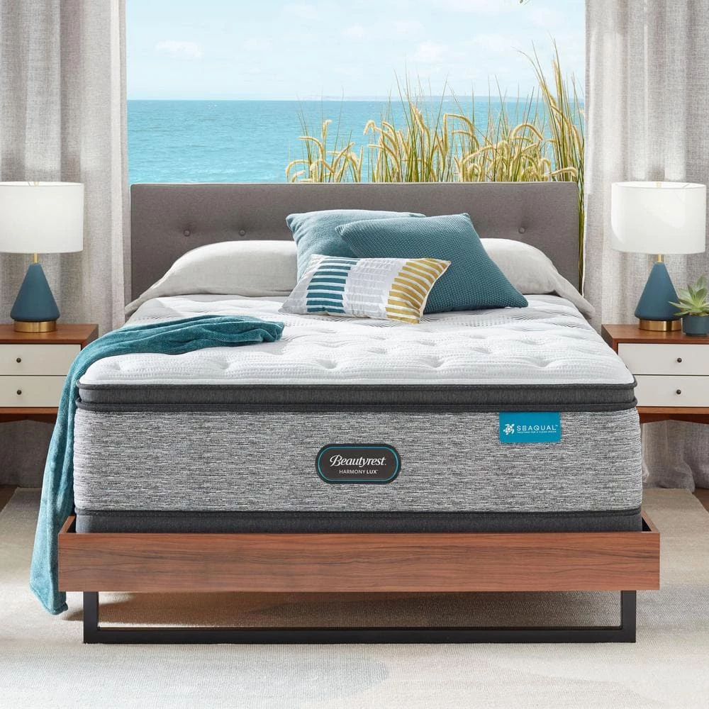 Harmony Lux Carbon Series 15.75 in. Medium Pillow Top Full Mattress by Beautyrest 1 Harmony Lux Carbon Series 15.75 in. Medium Pillow Top Full Mattress by Beautyrest