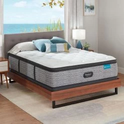 Harmony Lux Carbon Series 15.75 in. Plush Pillow Top Queen Mattress by Beautyrest -Furinno Sales white beautyrest mattresses 700810909 1050 31 1000