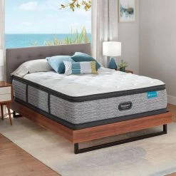 Carbon Series Plush Pillow Top 15.75 in. Mattress Low Profile Foundation Set by Beautyrest -Furinno Sales white beautyrest mattresses 700810909 9850 31 1000