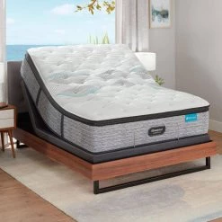 Carbon Series Plush Pillow Top 15.75 in. Mattress Foundation Set by Beautyrest -Furinno Sales white beautyrest mattresses 700810909 9970 1f 1000
