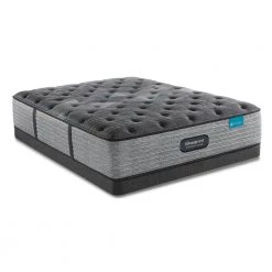 Diamond Series Plush 15 in. Mattress Low Profile Foundation Set by Beautyrest -Furinno Sales white beautyrest mattresses 700810911 9860 c3 1000