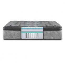 Harmony Lux Diamond Series 17.5 in. Ultra Plush Pillow Top California King Mattress by Beautyrest -Furinno Sales white beautyrest mattresses 700810913 1070 4f 1000